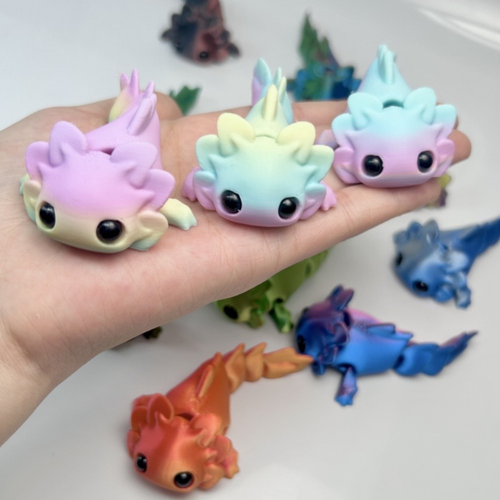 3D Printing Household Items - Figurines de salamandres imprimées en 3D,