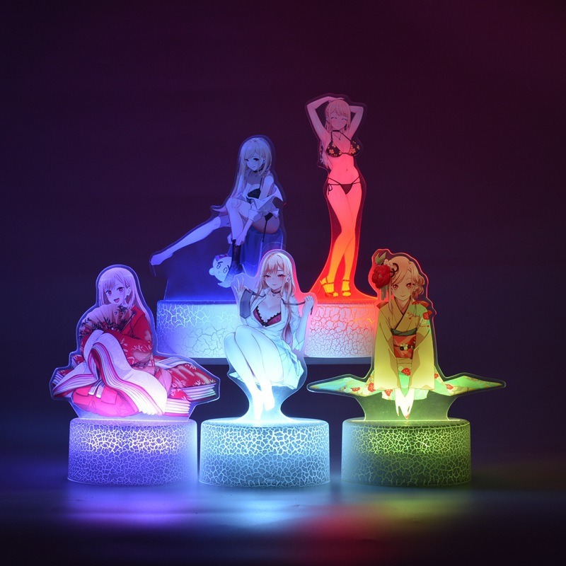 3D Printing Model - Veilleuse 3D Kawaii Anime My Dress