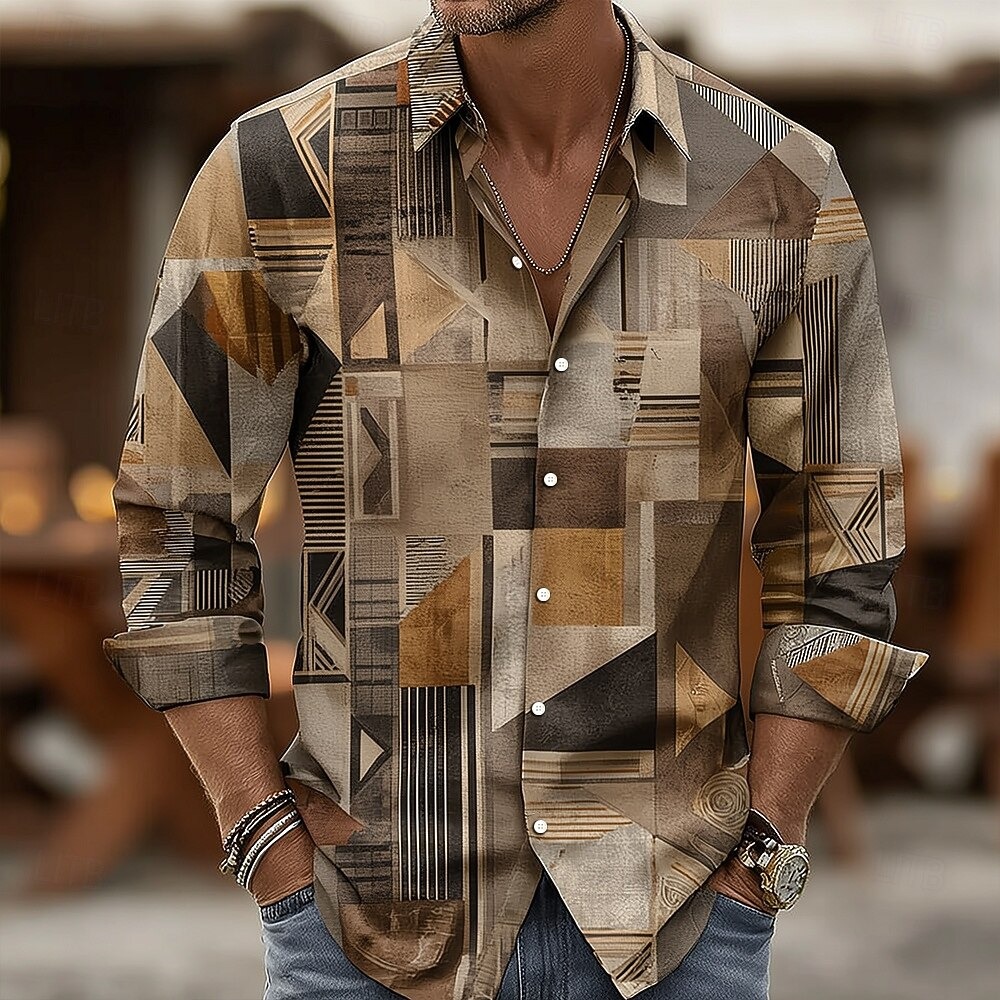 3D Printing Cancer - Chemise à manches longues pour hommes,