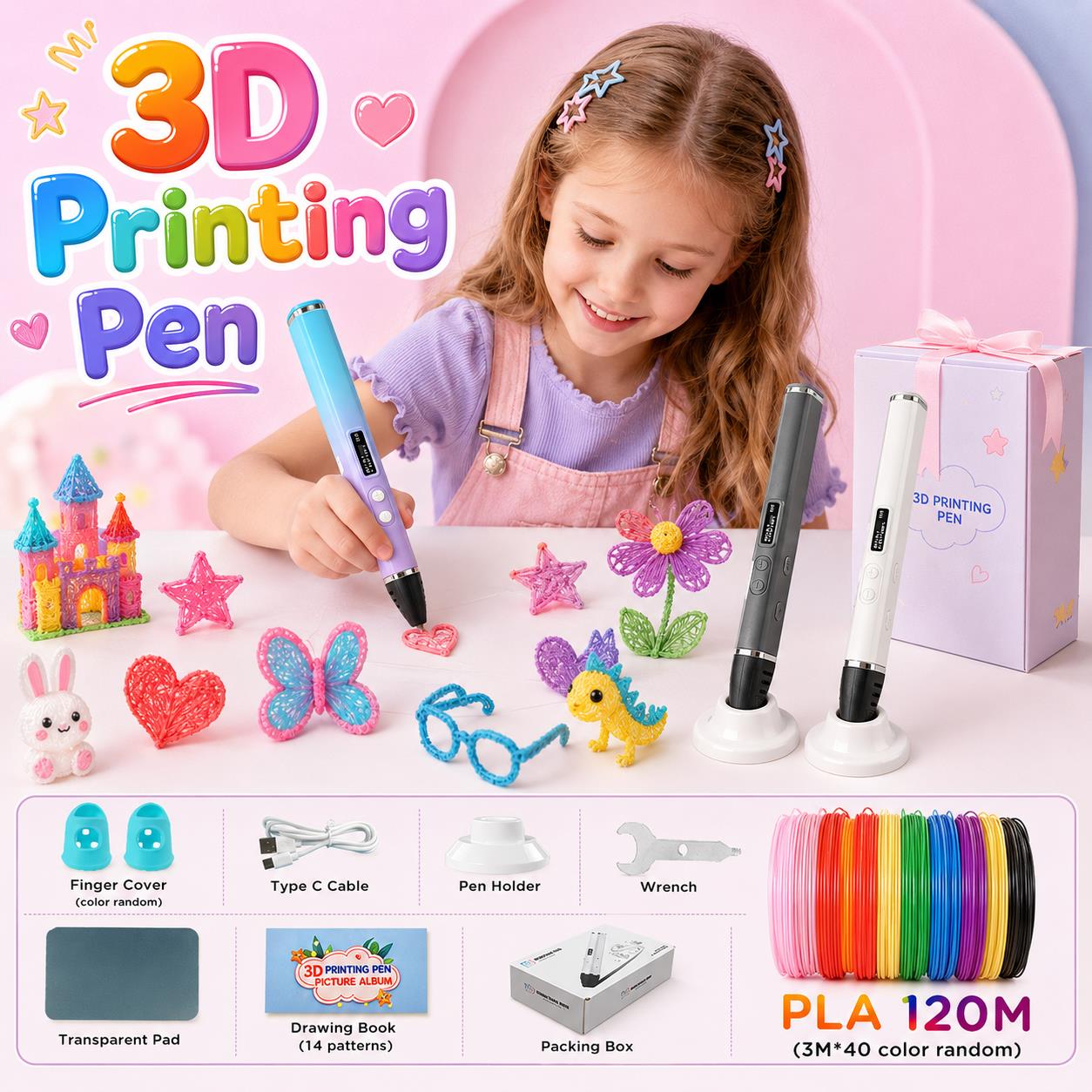 3D Printing Pen For Kids - Stylo d'impression 3D pour enfants avec