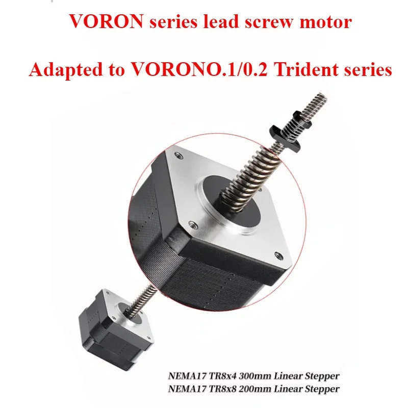 Lead Screw Stepper - Moteur à vis VORON NEMA17 TR8×8