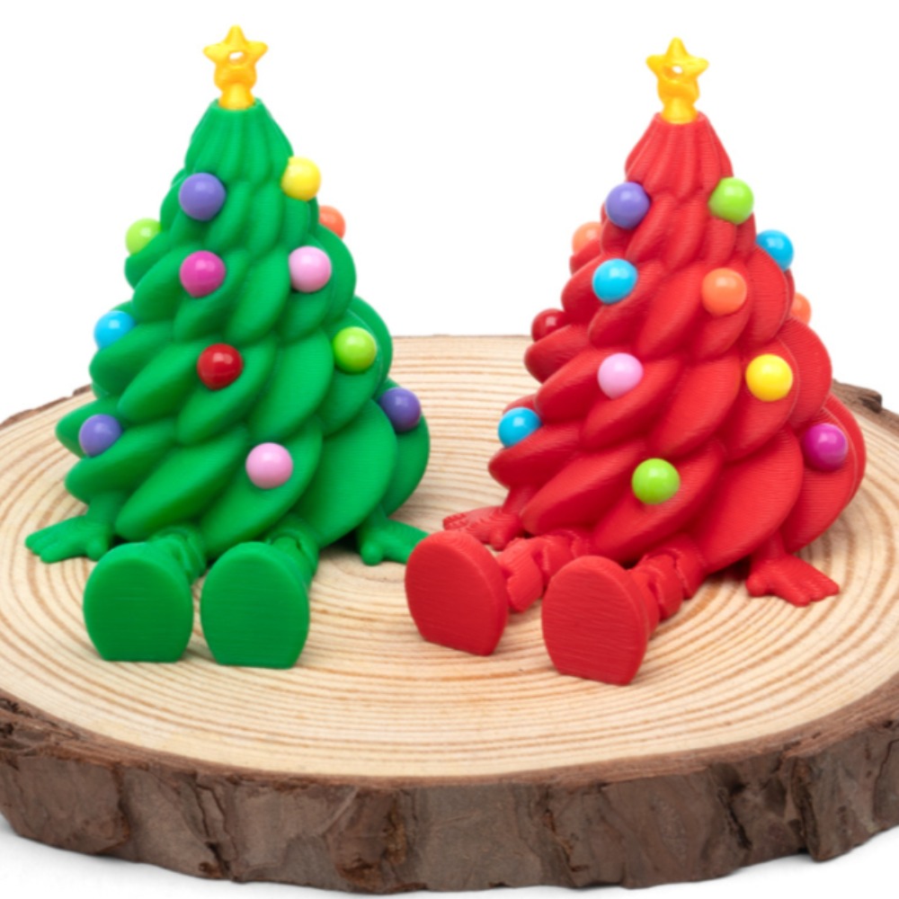 3D Printing Household Items - Figurines d'arbre de Noël imprimées en