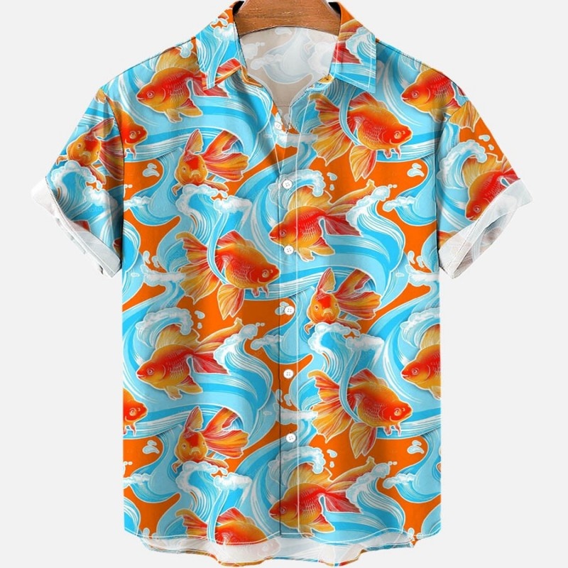 Été Floral Koi poisson chemise - 3D Printing Cancer avis et prix