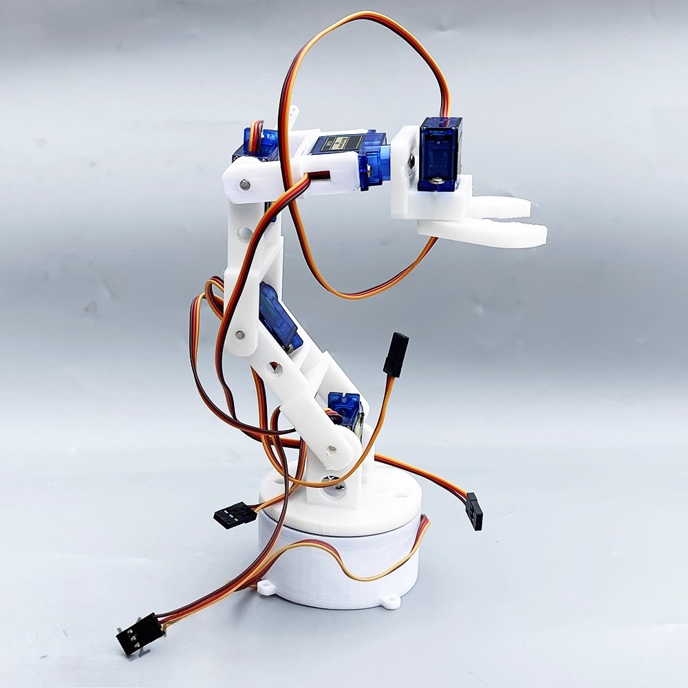 Bras robotique blanc à six axe - 3D Printing Robot Arm avis et prix
