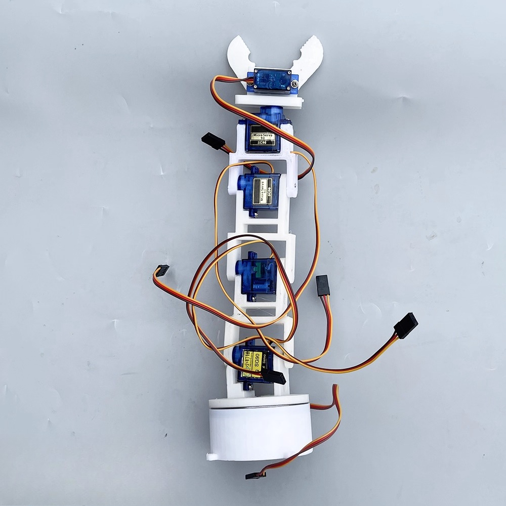 Bras robotique blanc à six axe - 3D Printing Robot Arm avis et prix