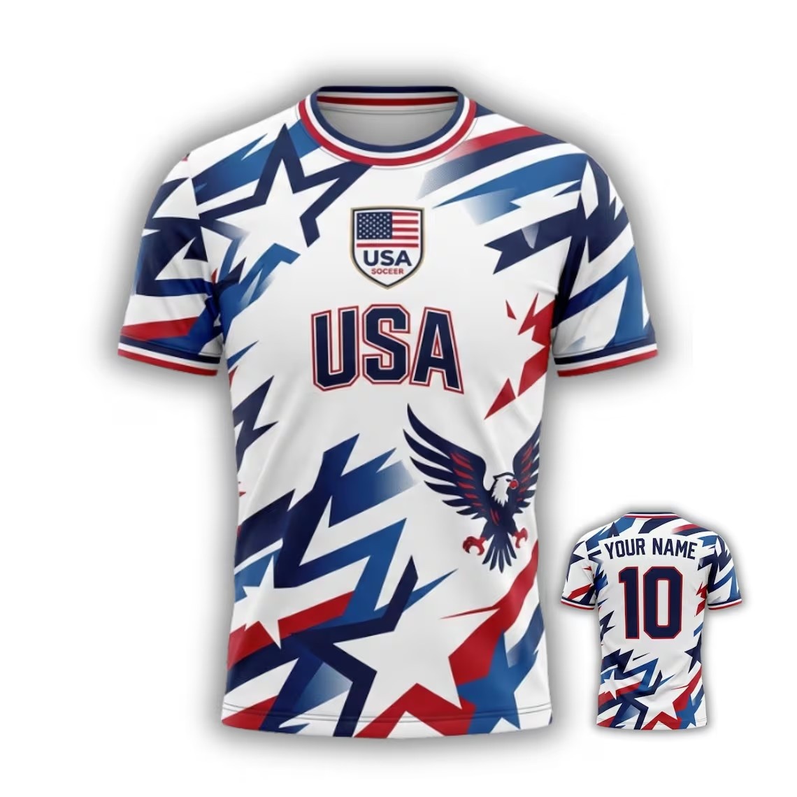 Maillot de football 3D USA per - 3D Printing Usa avis et prix