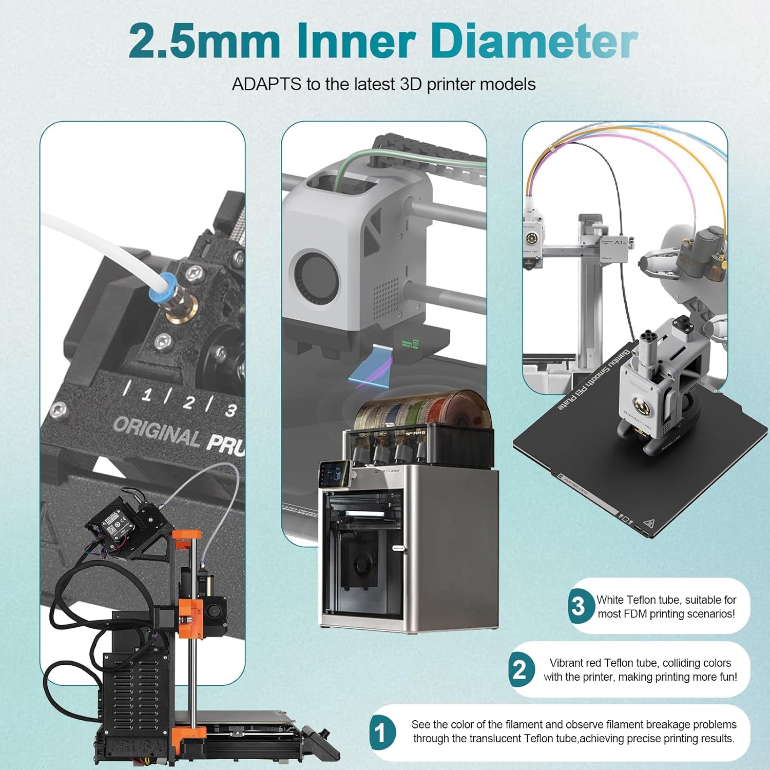 Tube en PTFE pour Bambu Lab P1 - 3D Printing Fff avis et prix