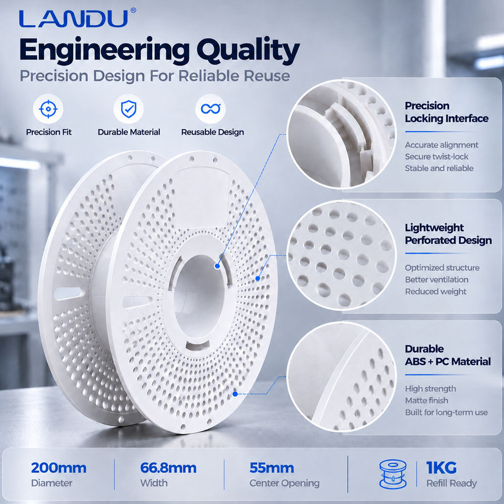 Bobine de filament vide réutil - 3D Printing High Temperature Materials avis et prix