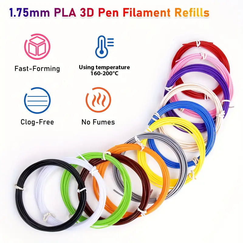 Filament PLA 40 couleurs pour  - 3D Printing Pen For Kids avis et prix